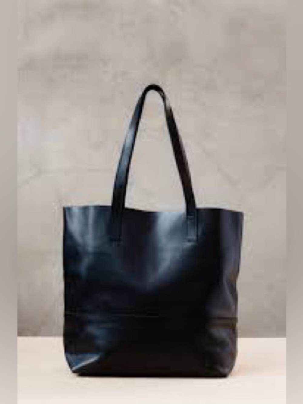 Able Classic Black Leather Tote bag very good condition - Picture 11 of 15